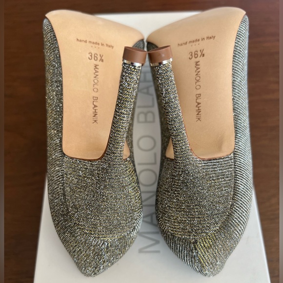 Manolo Blahnik Hangisi Pointed Toe Pump - Picture 7 of 9